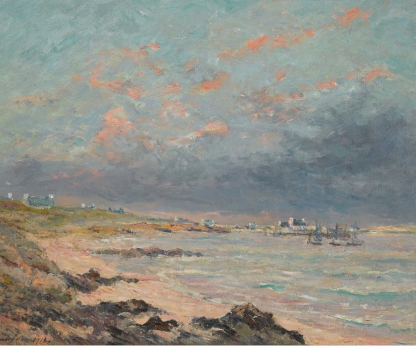 Storm at Kerhostin by Maxime Maufra